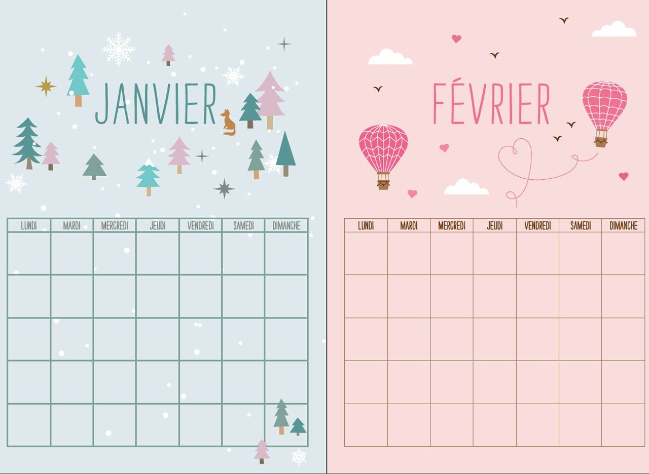 Calendrier Faire DIY