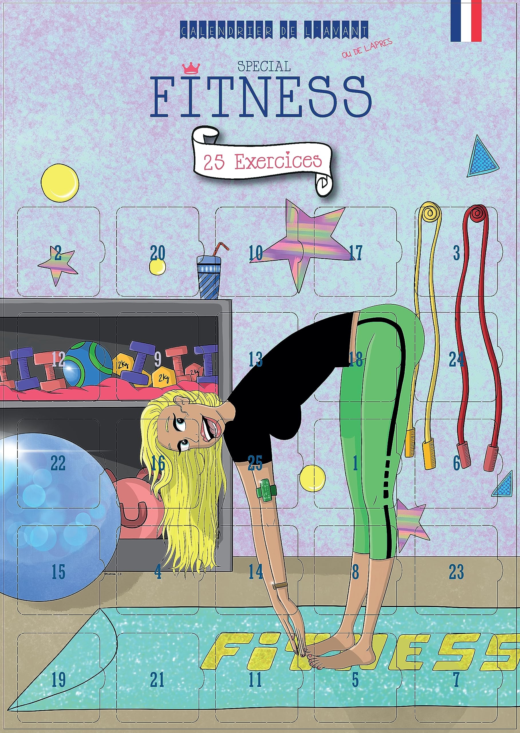 Calendrier Fitness 25 Exercices Calendrier De L avant Ou De L apr s Femme Avent Sport Gym Et Fitness Amazon fr Livres