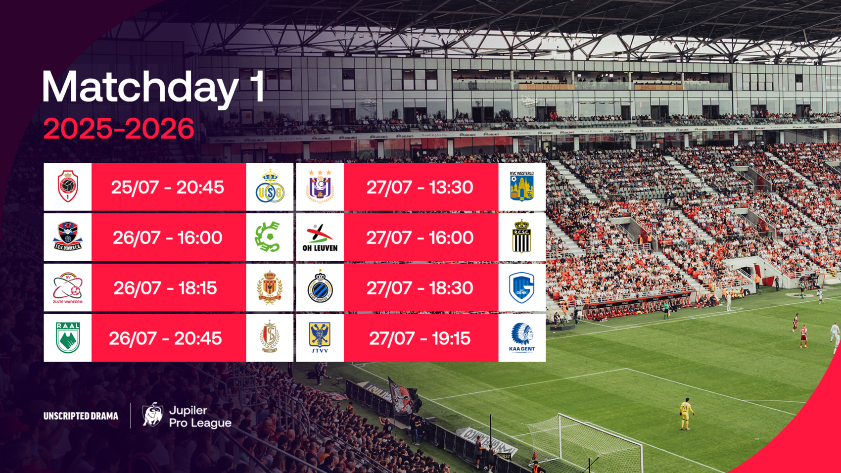 Calendrier Jupiler Pro League 2025 2026 Pro League Official Website Calendrier Jupiler Pro League 2025 2026 Pro League Official Website