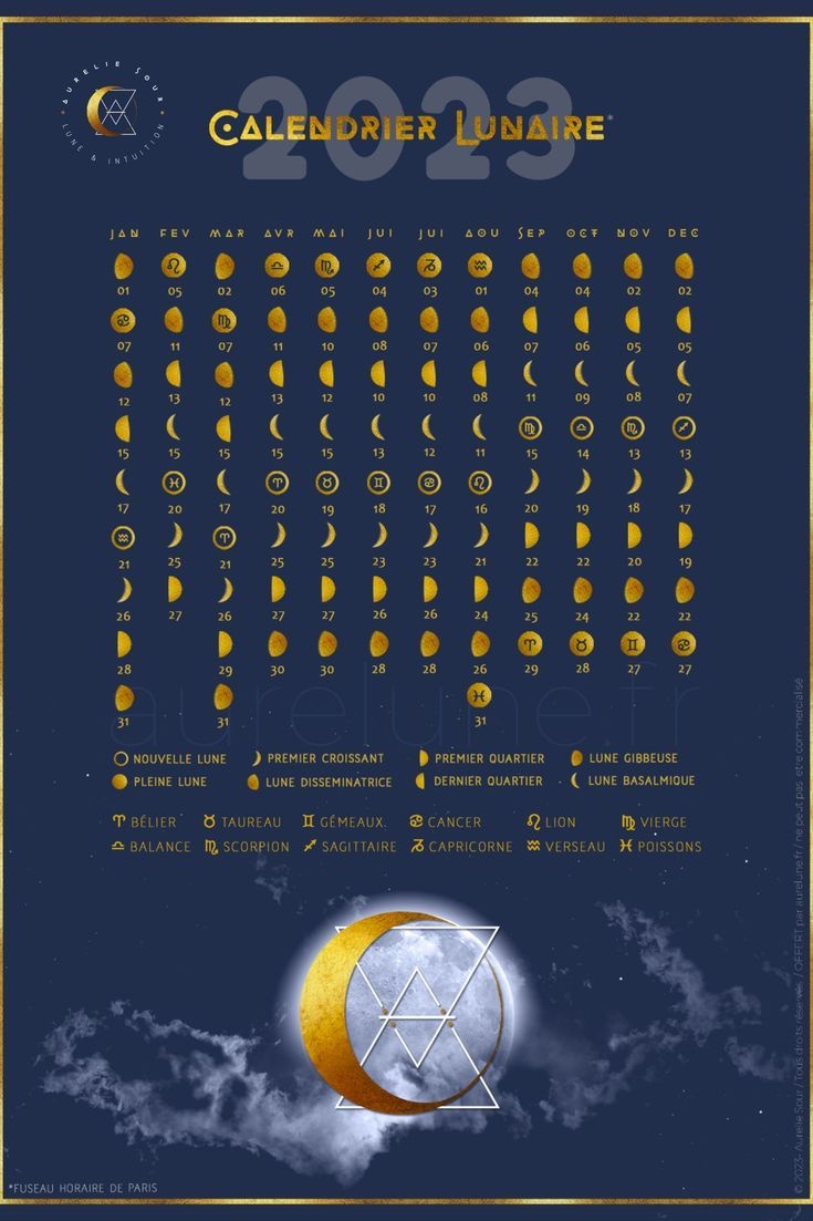 Calendrier Lune 2023 T l charger Gratuit