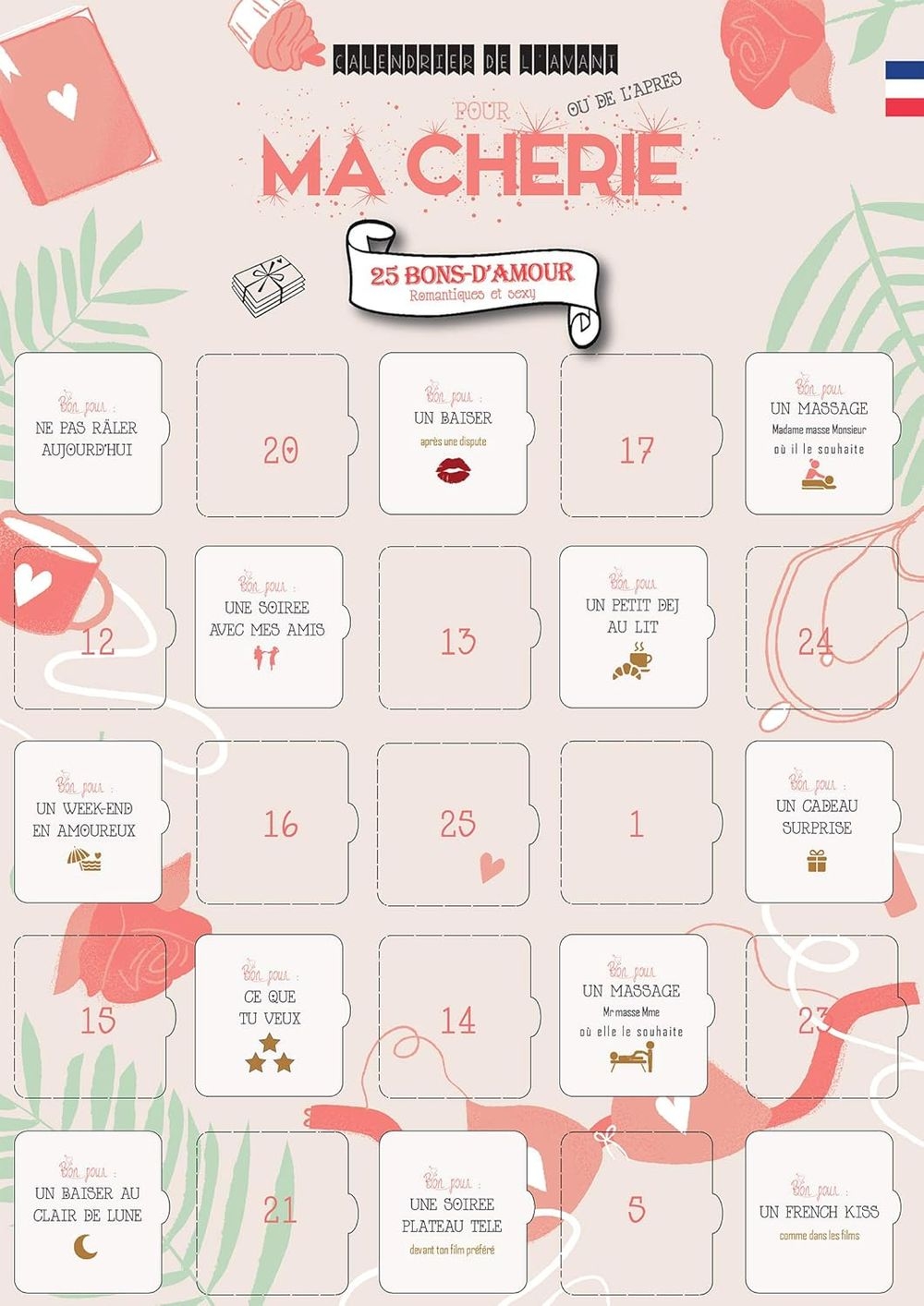 Calendrier Ma Ch rie 25 Bons D amour Nature D couvertes Calendrier Ma Ch rie 25 Bons D amour Nature D couvertes