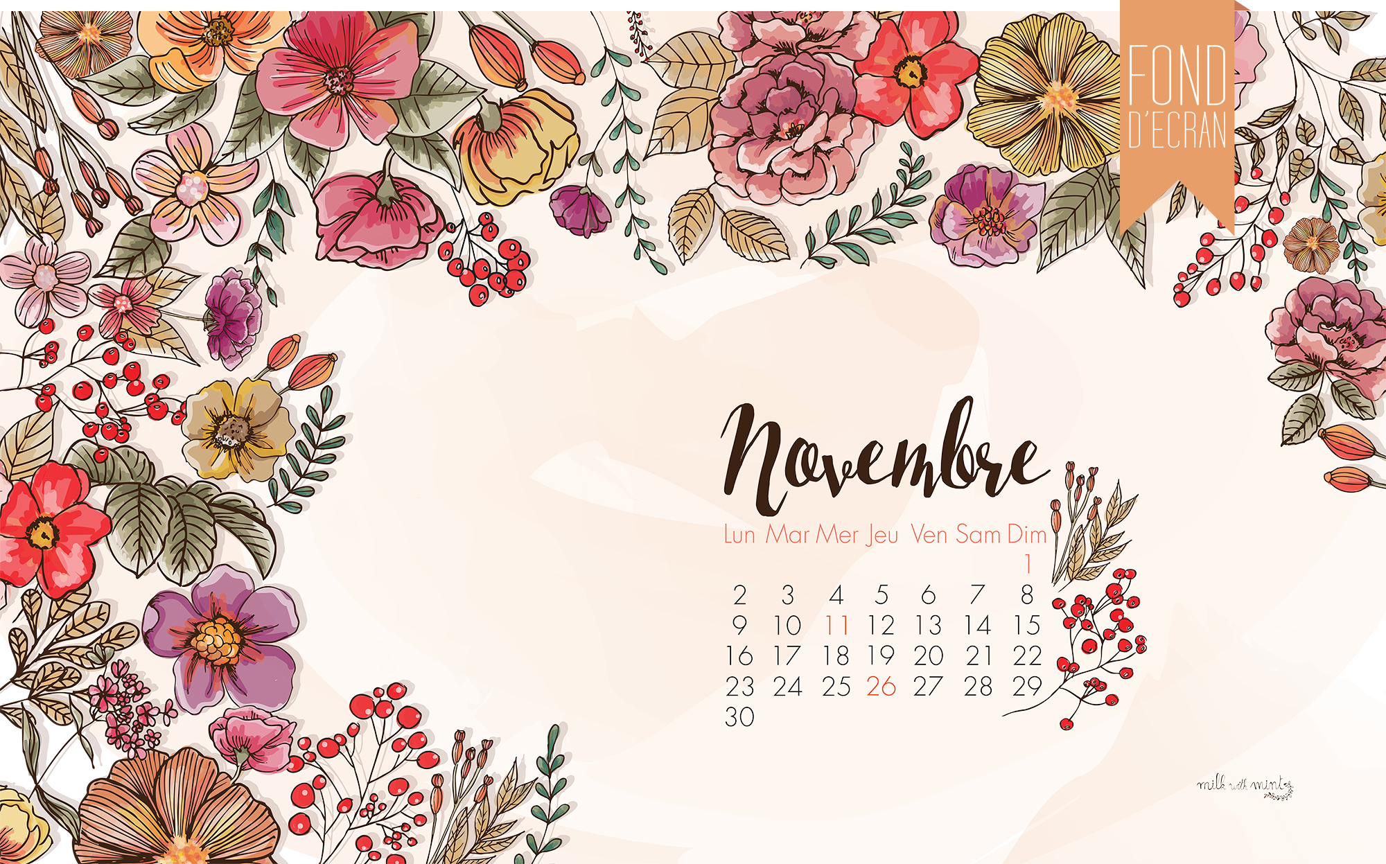 fond d'écran calendrier fond d'écran calendrier