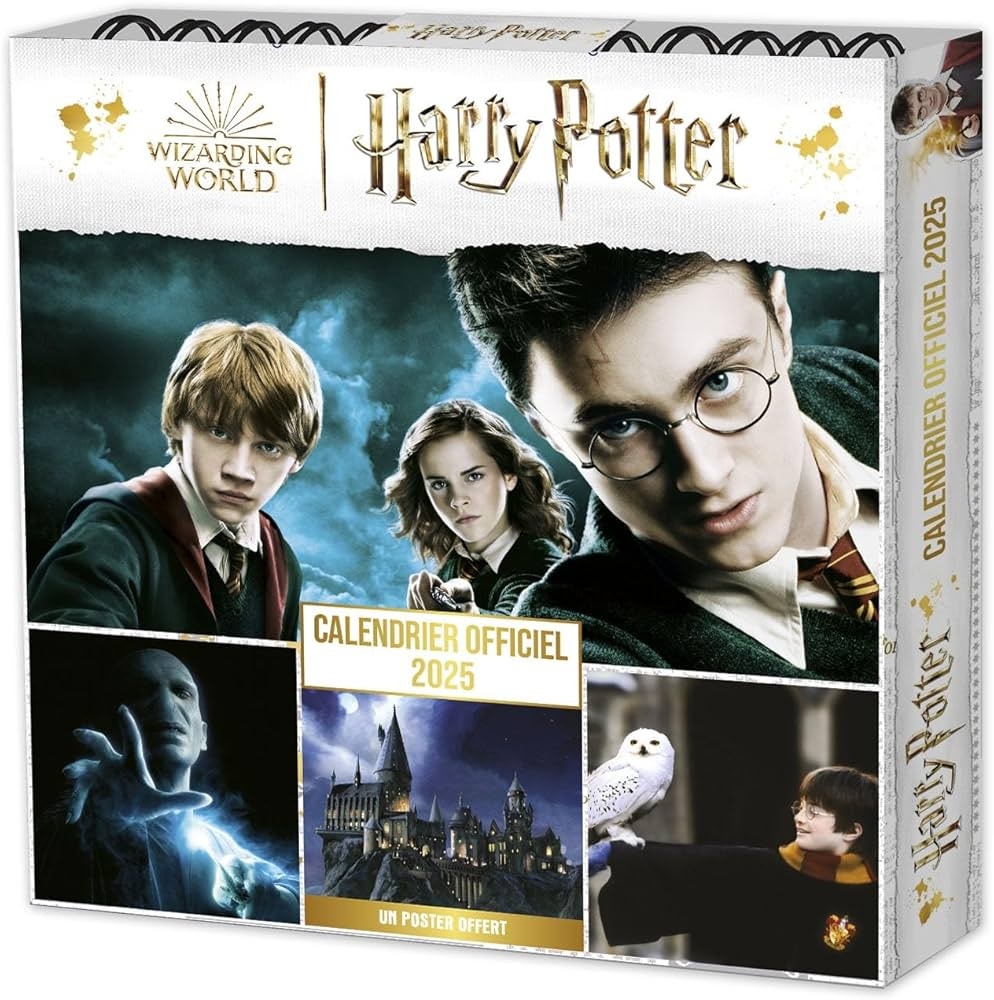 CALENDRIER OFFICIEL HARRY POTTER 2025 Collectif 9782809689600 Amazon Books