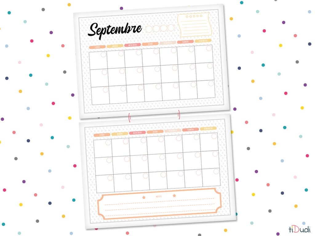 Calendrier Perp tuel Familial Imprimer