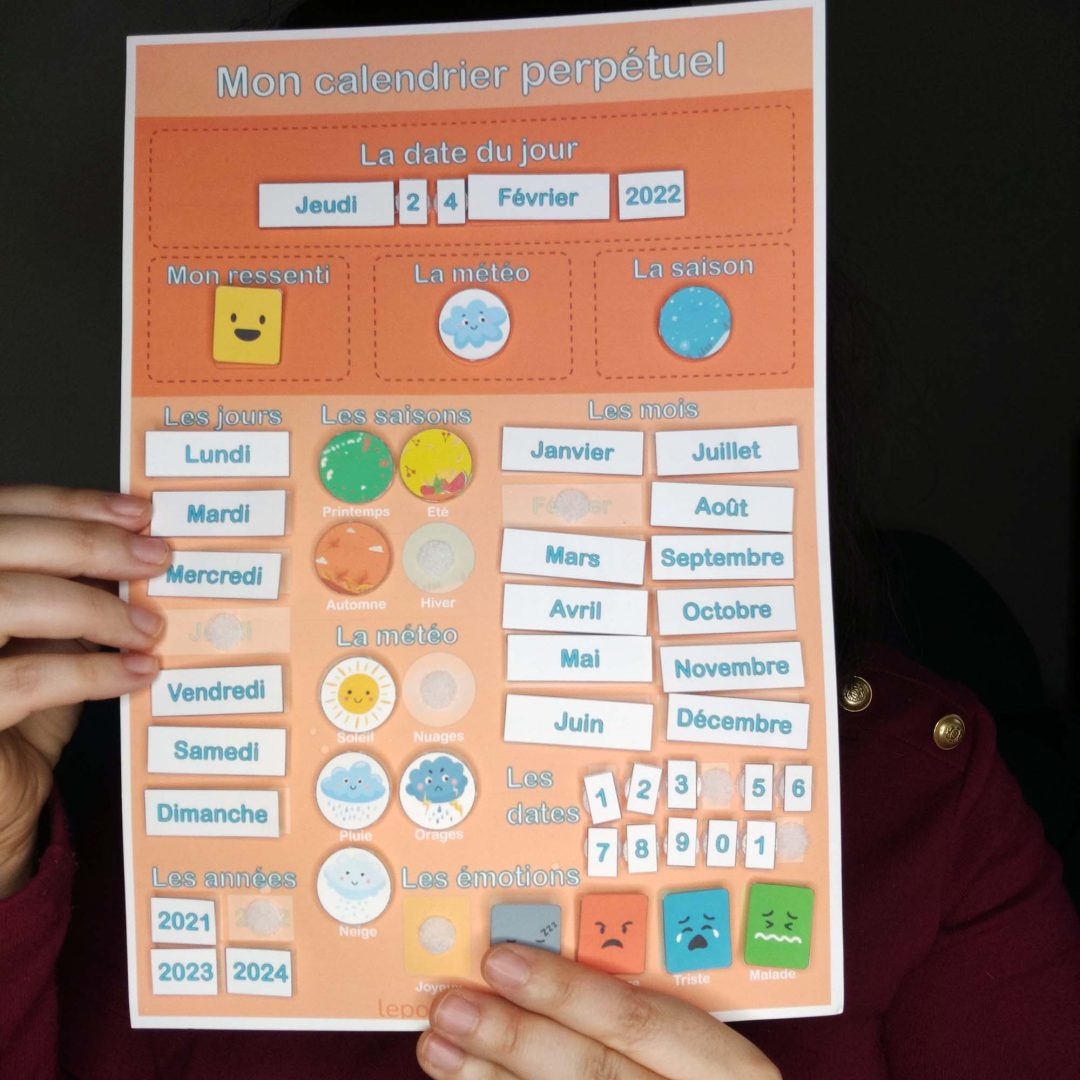 Calendrier Perp tuel Imprimer