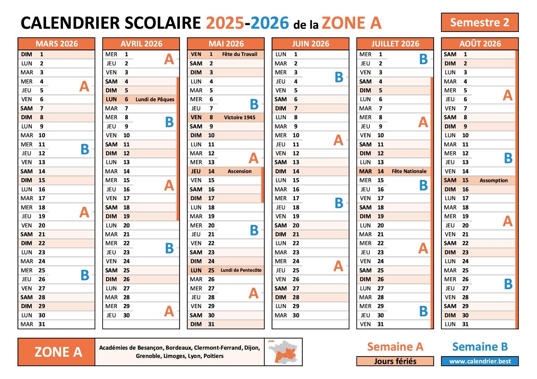 Calendrier Scolaire 2025 2026 Grenoble Vacances Jours F ri s Imprimer Grenoble Calendrier Scolaire 2025 2026 Grenoble Vacances Jours F ri s Imprimer Grenoble