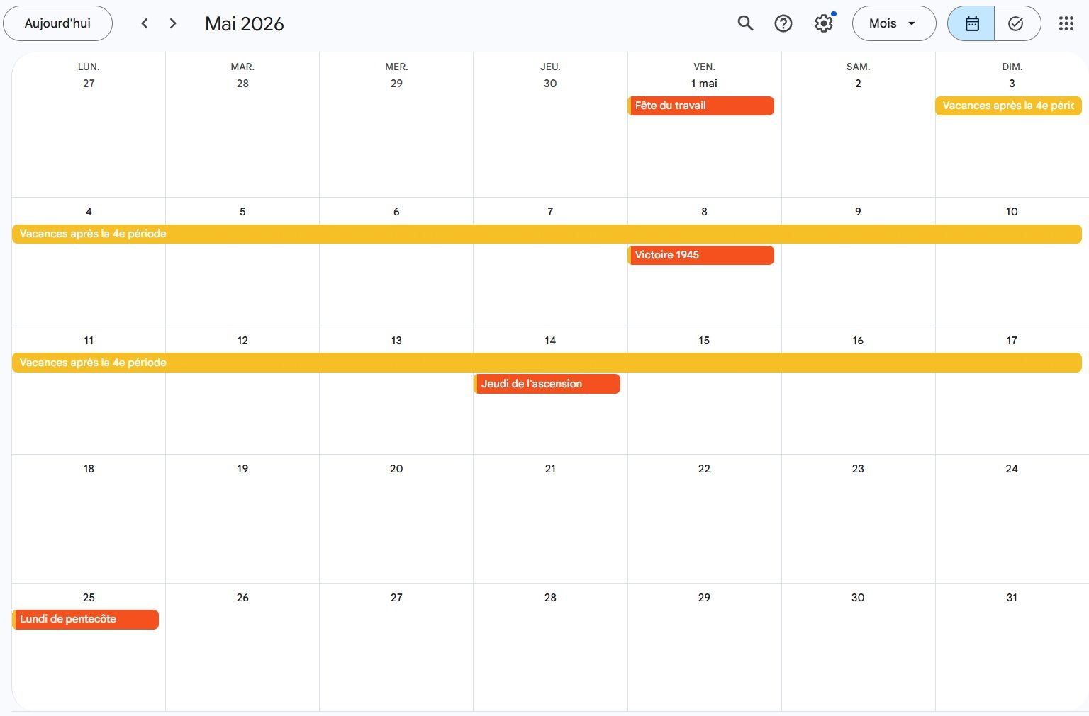 Calendrier Scolaire De La R union