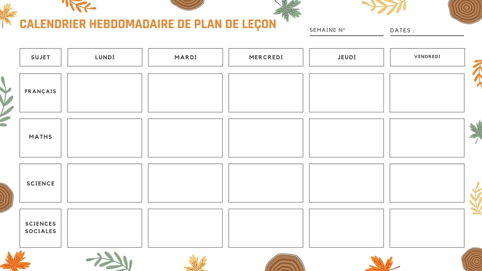 Calendrier Scolaire Mod les Gratuits Personnaliser Canva