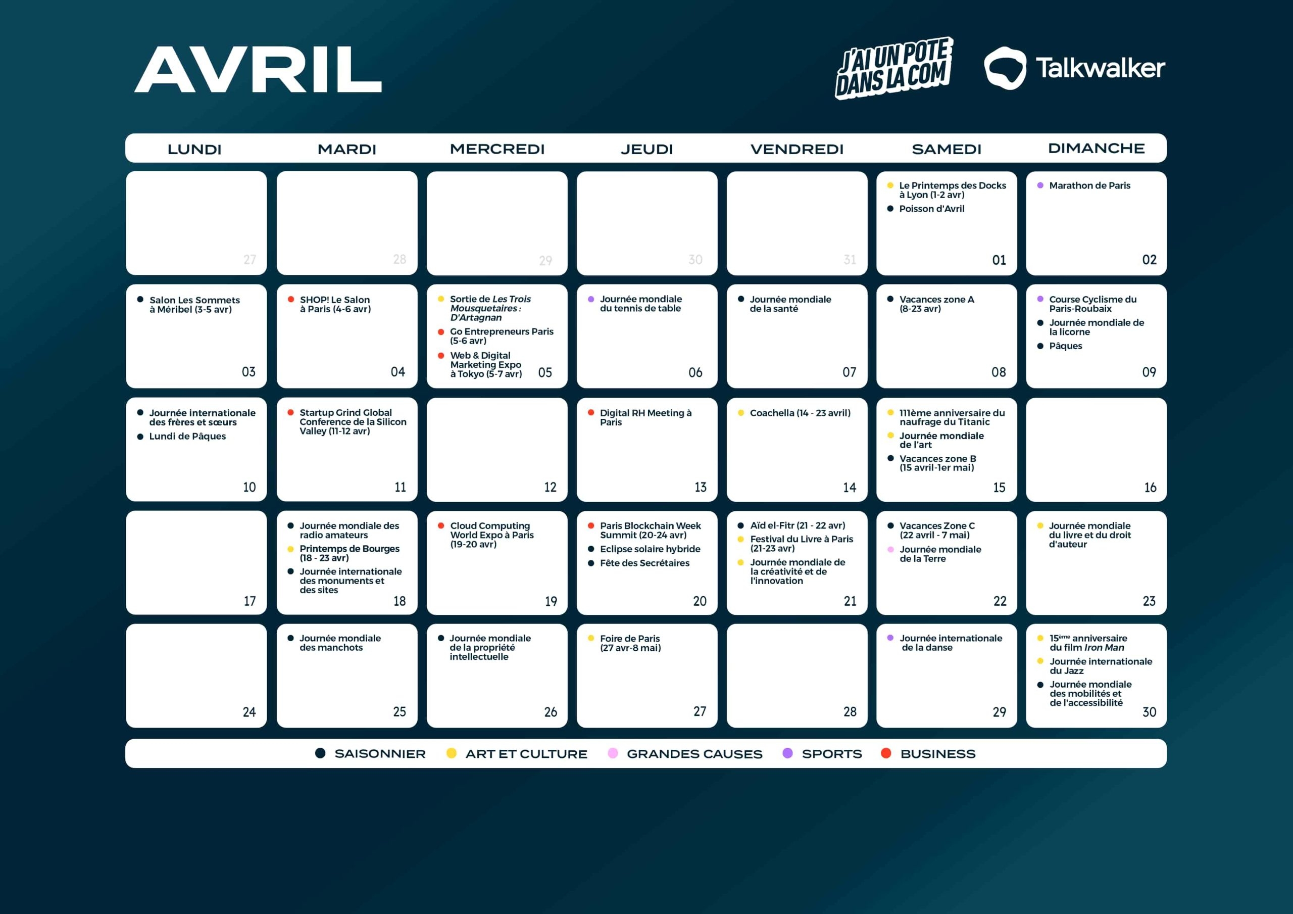Calendrier Social Media 2023 Toutes Les Dates Importantes Retenir 
