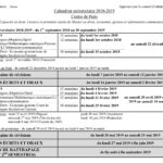 Calendrier Universitaire 2018 2019 Universit Paris Panth on Assas