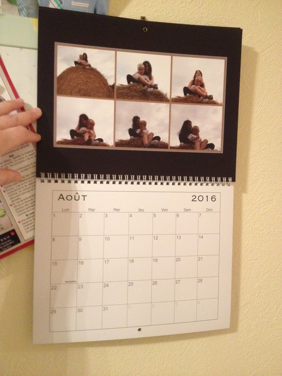 vistaprint calendrier photo