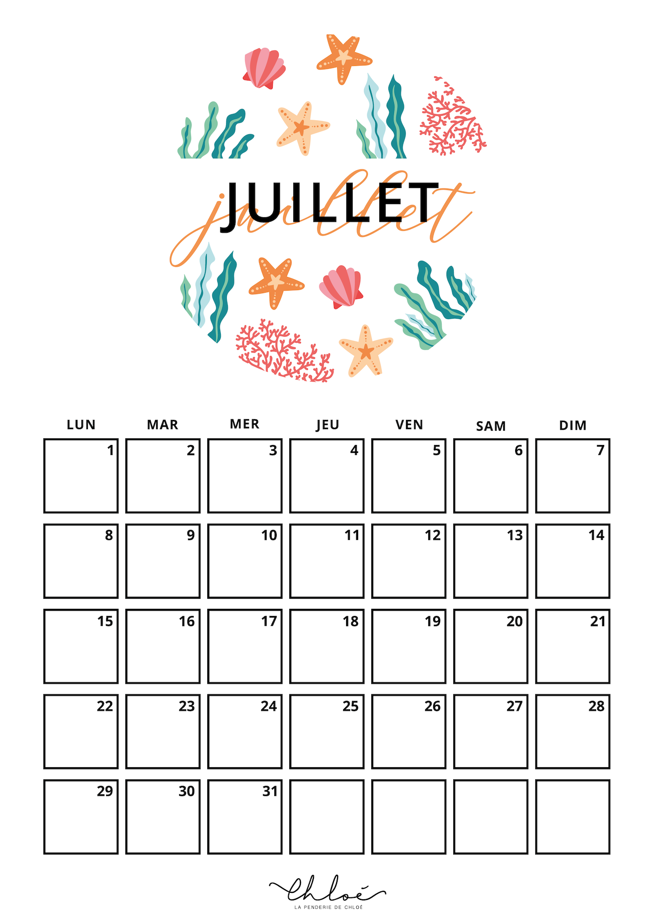 calendrier a imprime