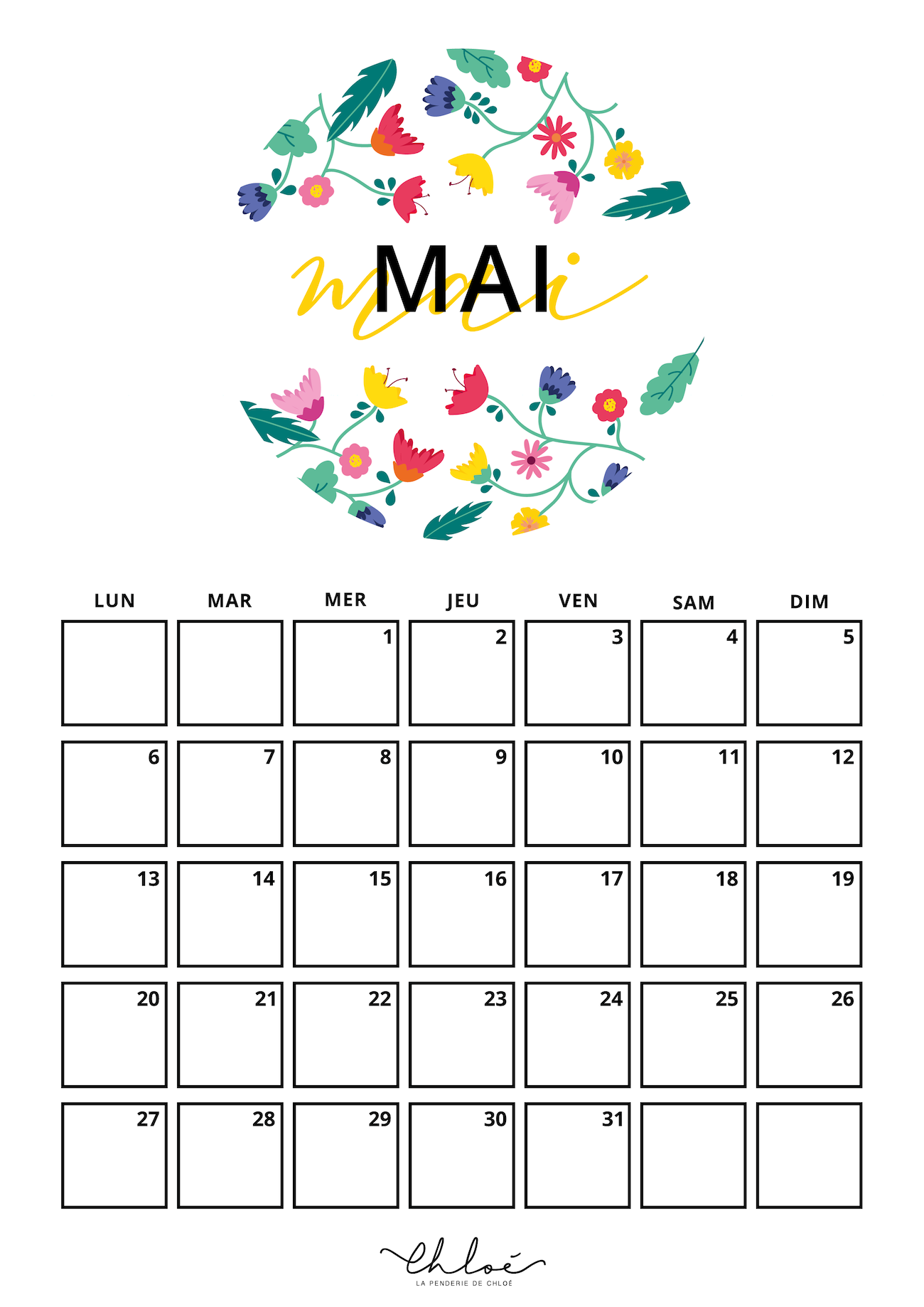 Calendriers 2024 Imprimer Blog Lifestyle La Penderie De Chlo 