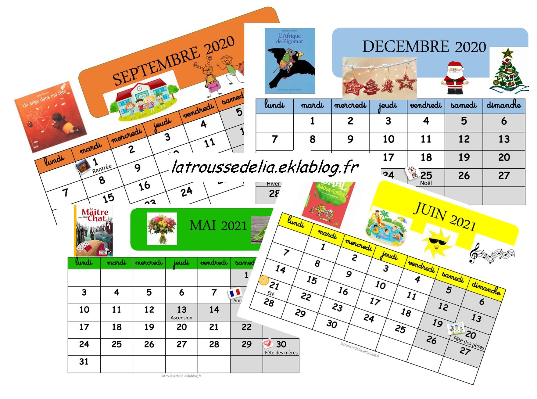 Calendriers Bienvenue 