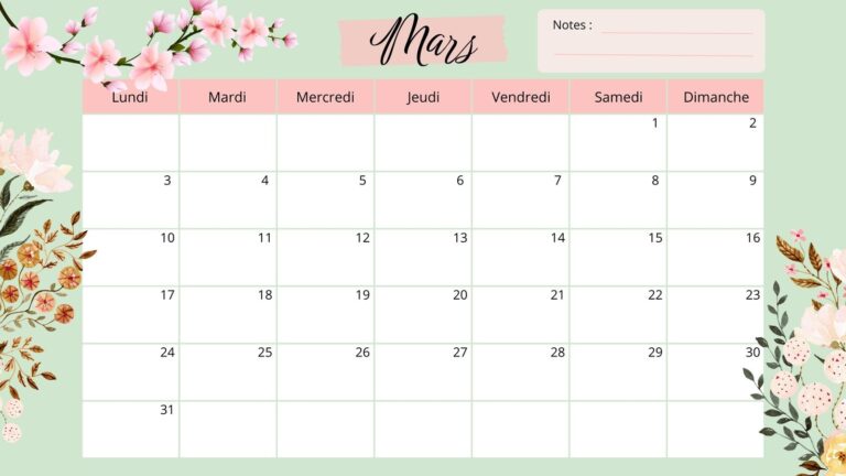 Calendriers Mensuels 2025 Imprimer Mod les Gratuits Canva