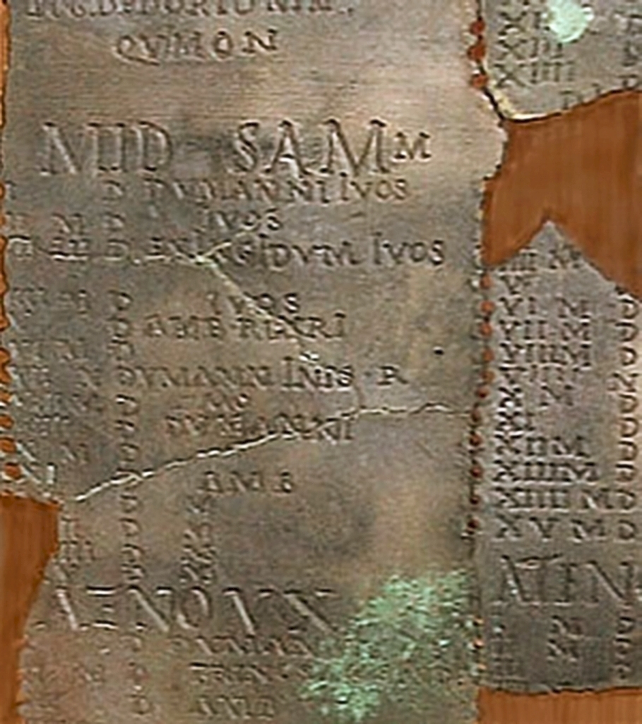 Category Calendrier De Coligny Wikimedia Commons