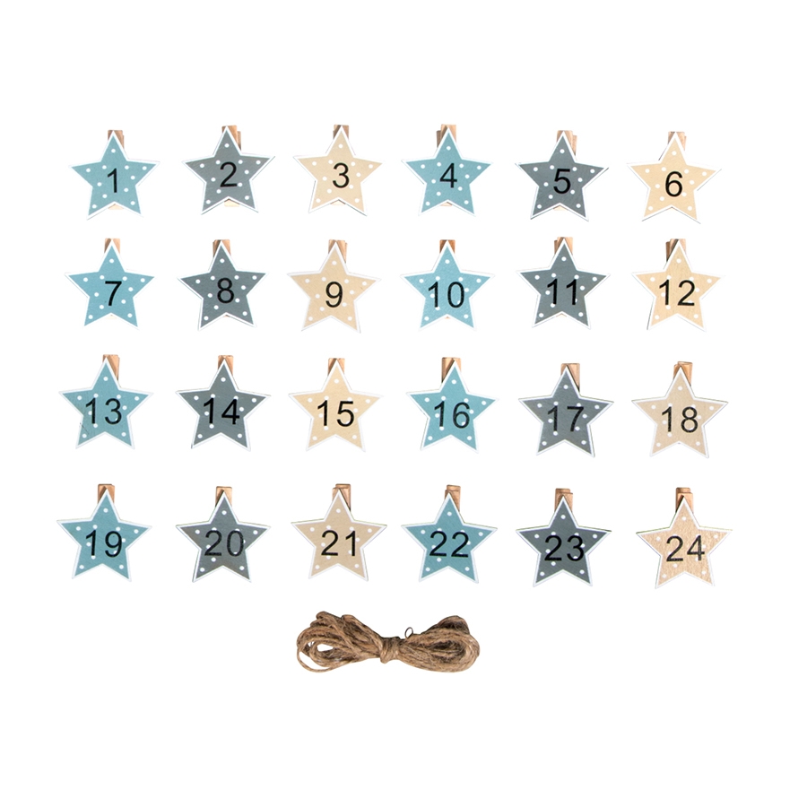 Chiffres Calendrier De L Avent 4 5 Cm toile Scrapmalin