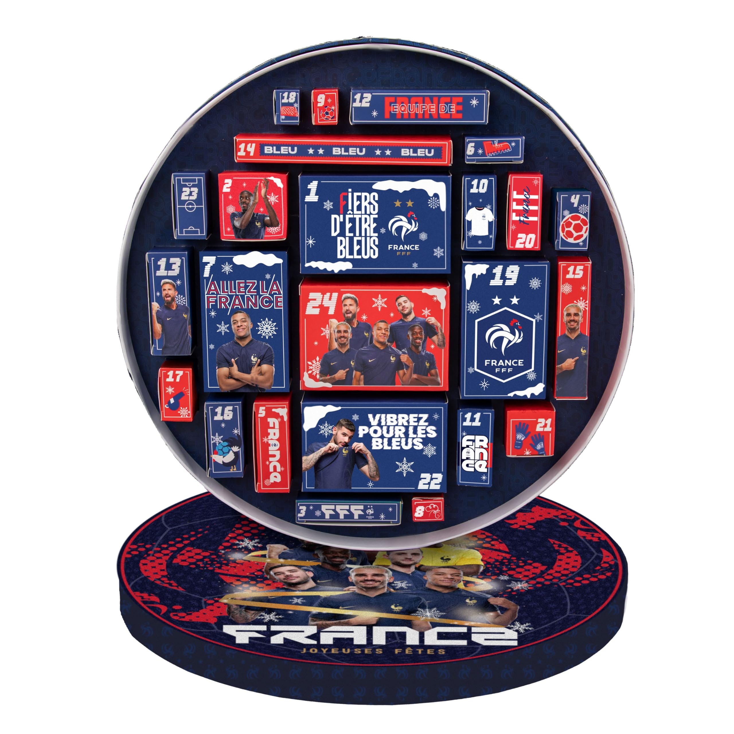 Cinereplicas FFF Calendrier De L Avent Deluxe quipe De France De Football 2024 Licence Officielle Amazon fr Jeux Et Jouets Cinereplicas FFF Calendrier De L Avent Deluxe quipe De France De Football 2024 Licence Officielle Amazon fr Jeux Et Jouets