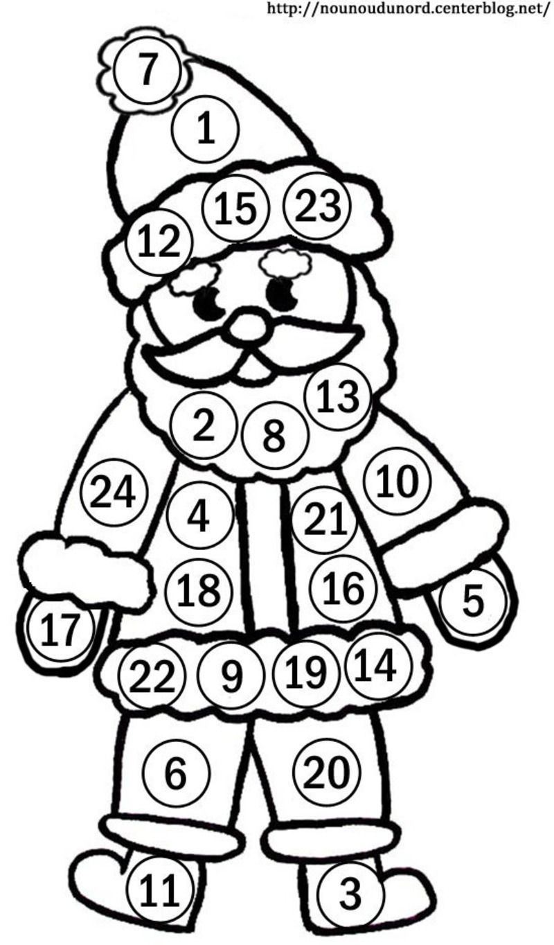 calendrier de l'avent dessin