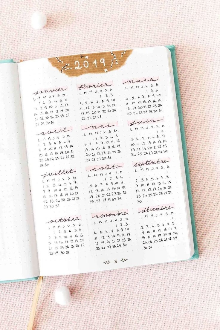 comment faire un calendrier facile