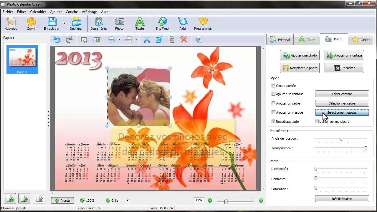 Comment Faire Un Calendrier Photo Personnalis 