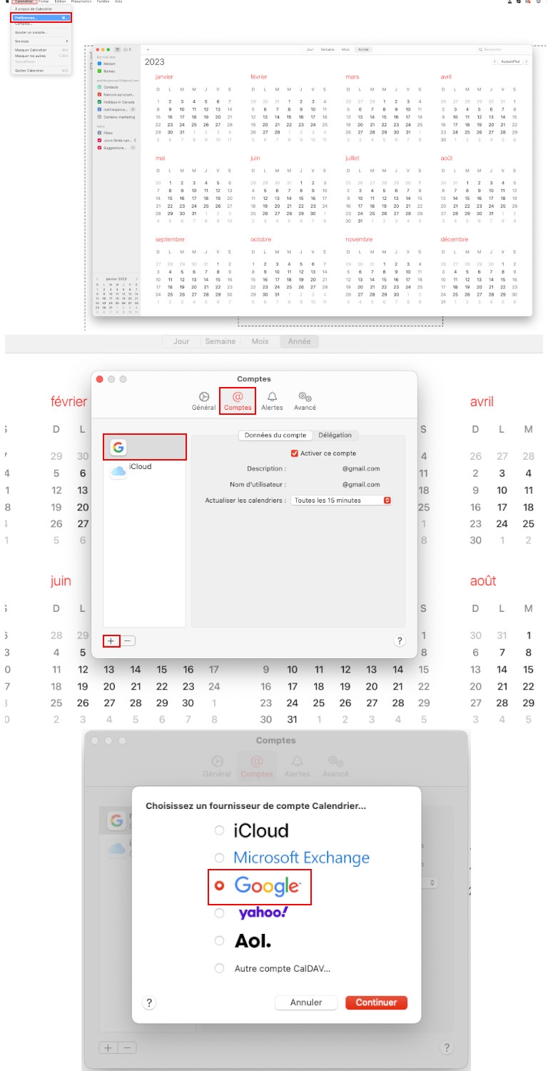 Comment Synchroniser Des v nements De Notre Google Agenda Notre Calendrier Apple