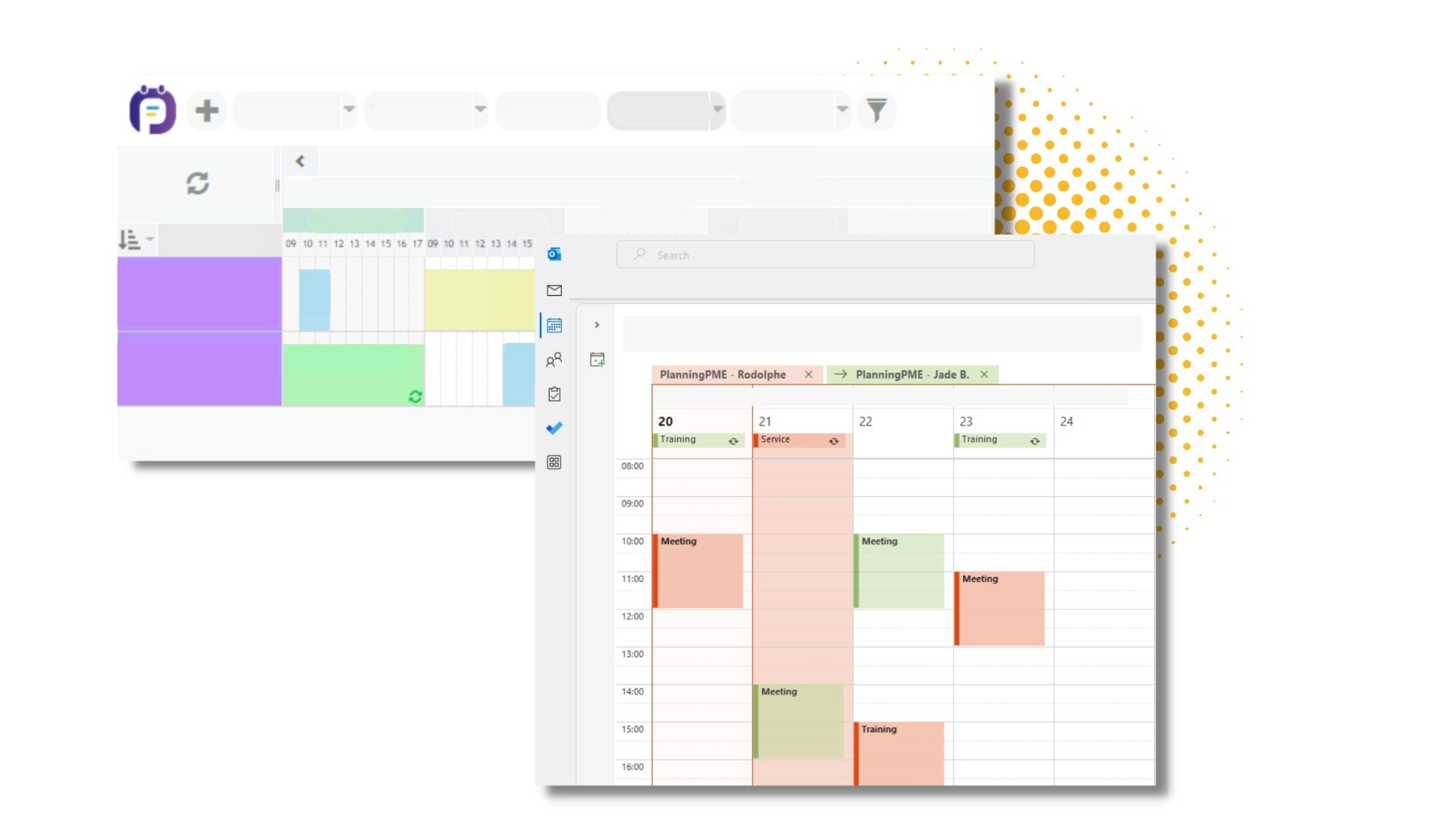 afficher calendrier outlook dans google agenda