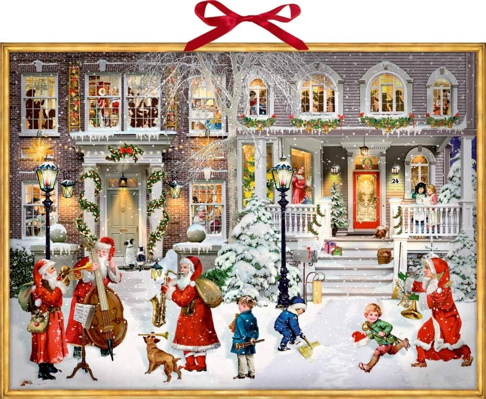 Coppenrath Grand Calendrier De L Avent Musique Dans La Rue Musical Calendrier De L Avent Traditionnel Allemand 52 X 38 Cm Amazon fr Cuisine Et Maison