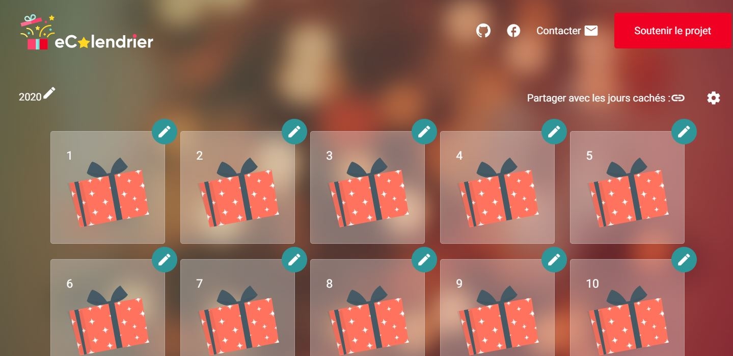 calendrier de l'avent digital