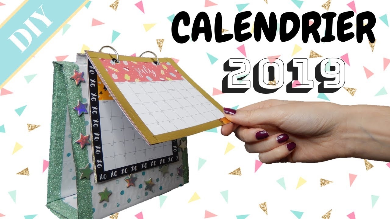 DIY fr CALENDRIER 2019 YouTube