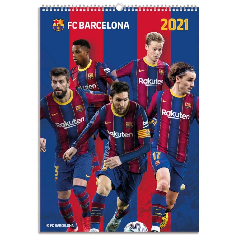 Erik Calendrier Football 2021 Calendrier Mural FC Barcelona Format A3 Grupo Erik Amazon fr Livres