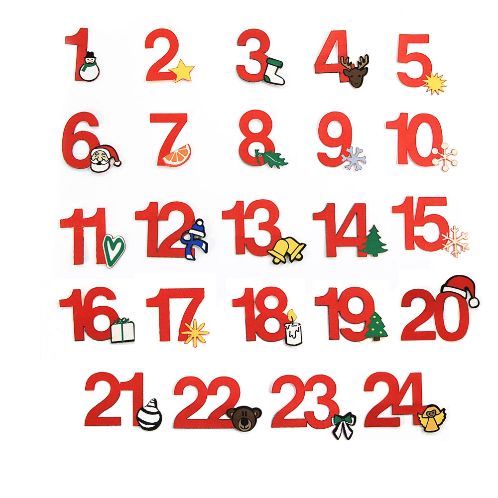 chiffre calendrier de l'avent
