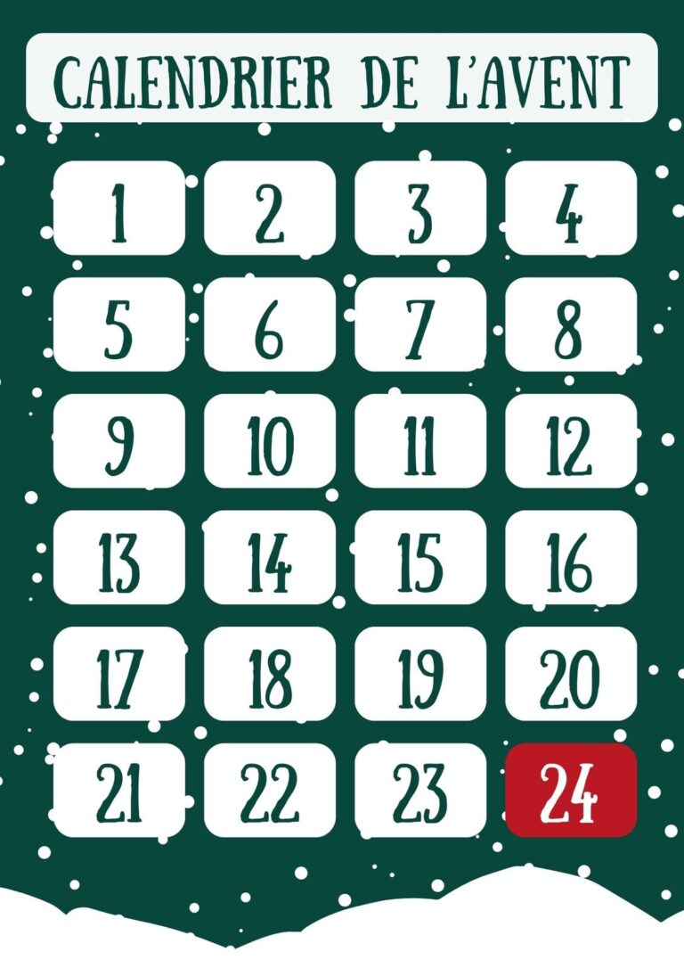 Faire Un Calendrier De L Avent En Ligne Gratuitement Canva