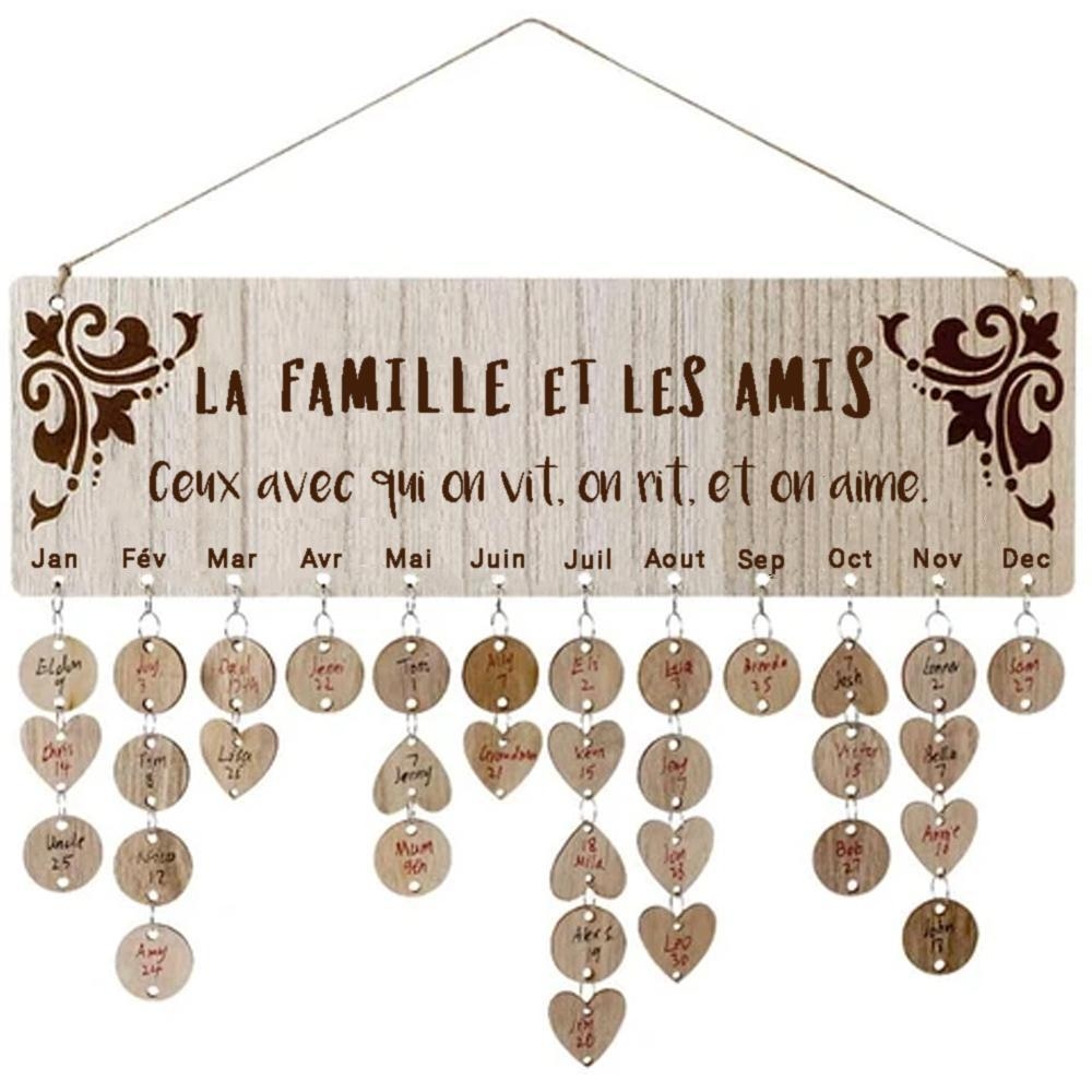 calendrier perpétuel anniversaire