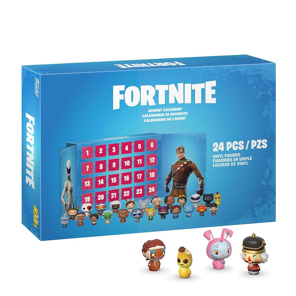 Funko Advent Calendar Fortnite 24pc Frostbite Pint Sized Heroes Calendrier De L avent 24 Jours De