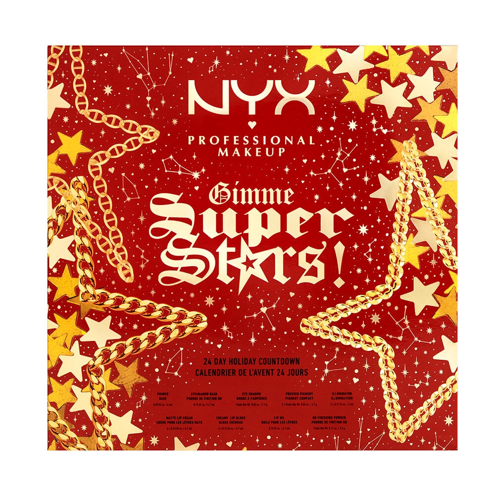 Gimme Super Stars 24 Day Holiday Countdown NYX Professional Makeup