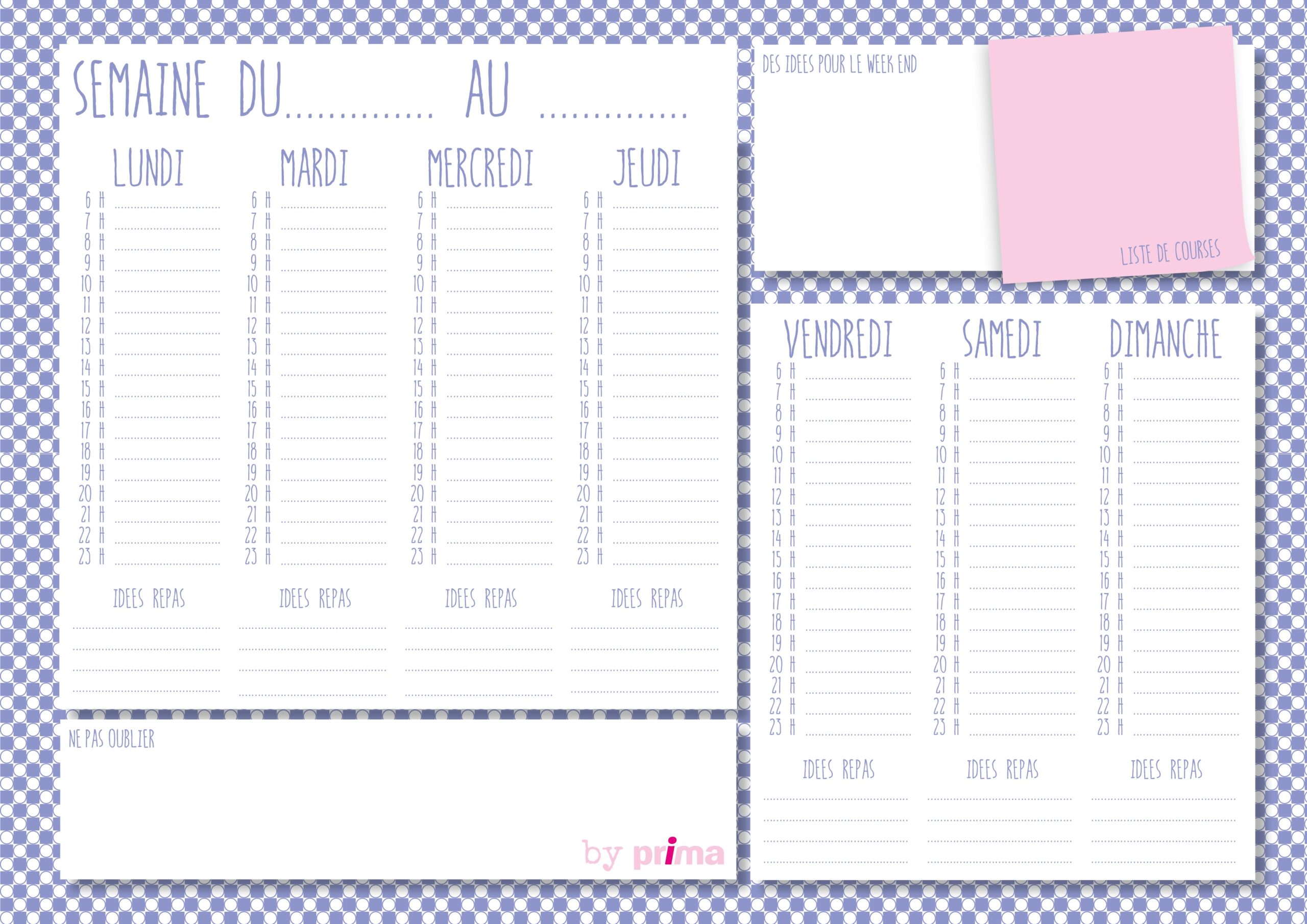 Gratuit Agenda Personnalis Imprimer Femmeactuelle fr