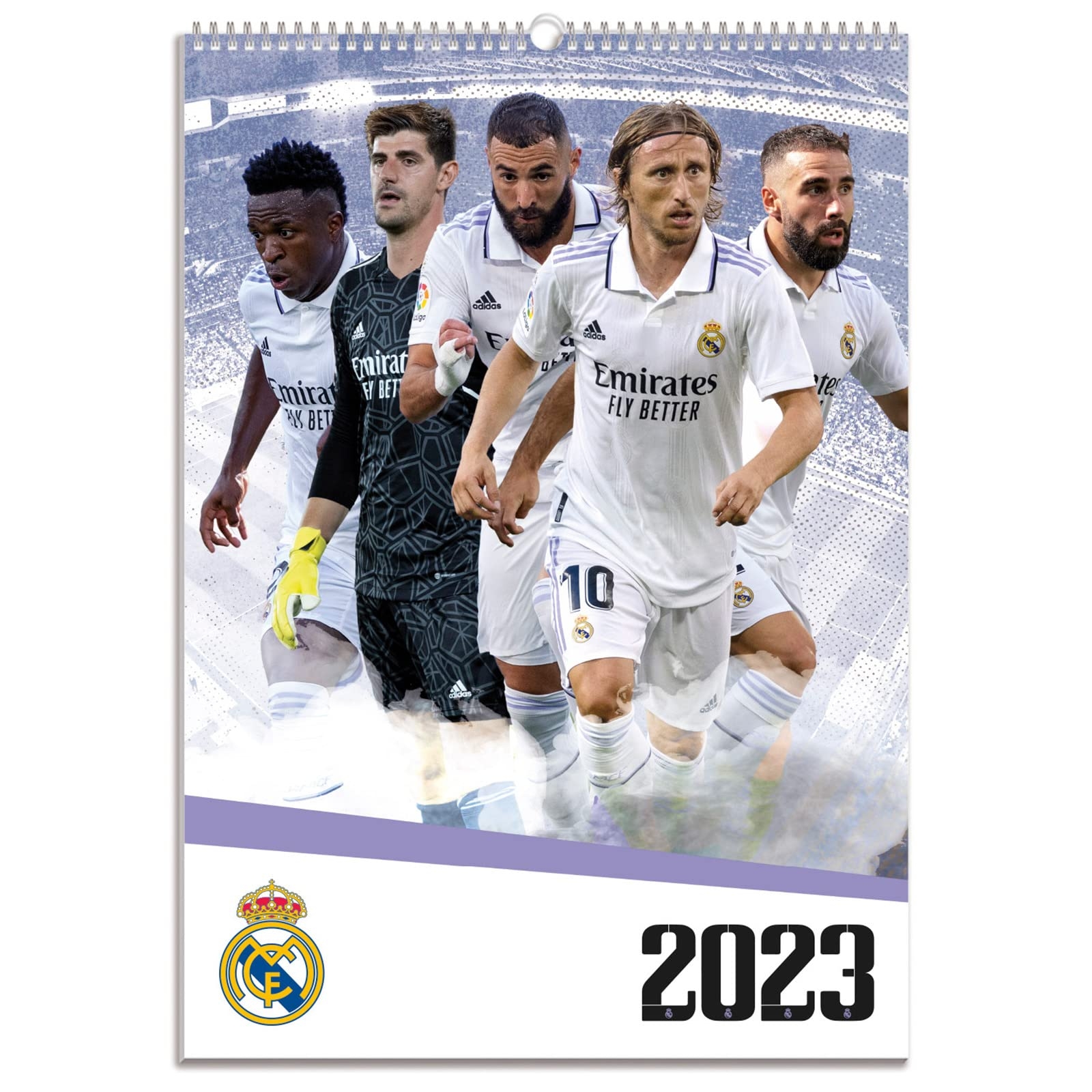 Grupo Erik Calendrier Officiel 2023 Real Madrid 12 Mois Calendrier Mural A3 Calendrier Sport Calendrier Football Officiel De L quipe Du Real Madrid CPA323001 Amazon fr Fournitures De Bureau