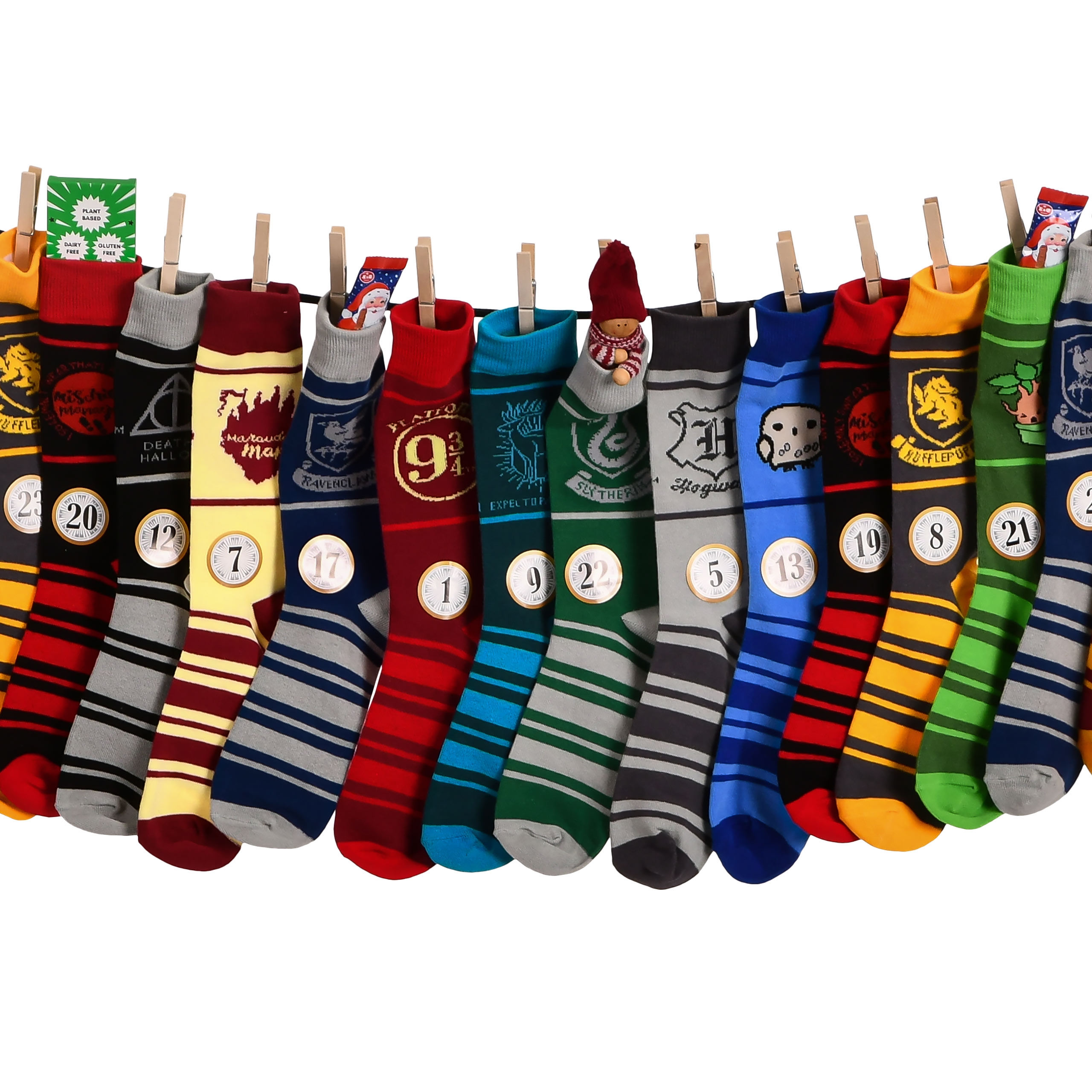 Harry Potter Calendrier De L Avent De Chaussettes Remplir Elbenwald