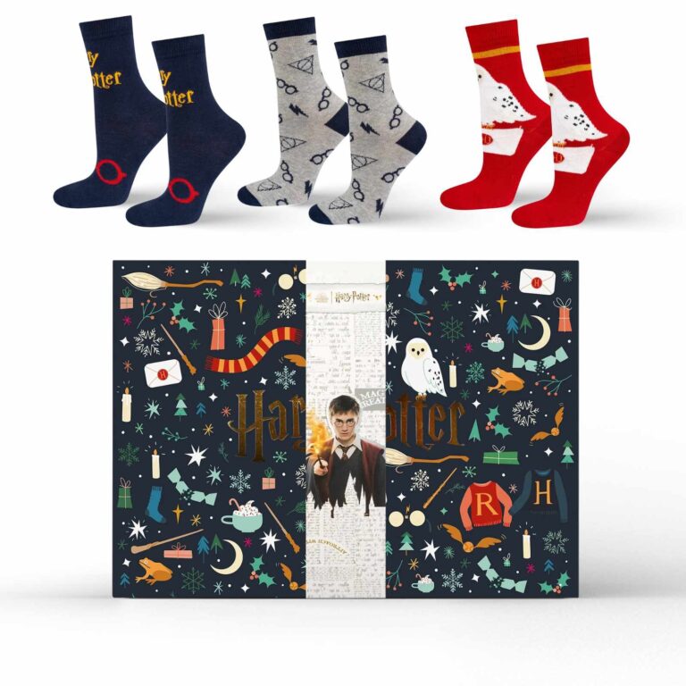 Harry Potter Calendrier De L Avent Lot De 12x Chaussettes Femmes Hommes SOXO 45 99 Boutique En Ligne SOXO