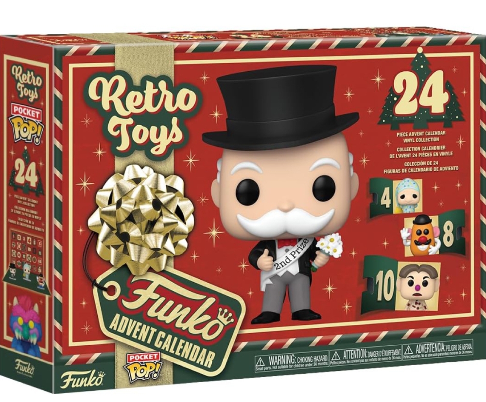 HASBRO CALENDRIER DE L AVENT DE 24 PI CES RETRO TOY EN VINYLE POCKET POP 