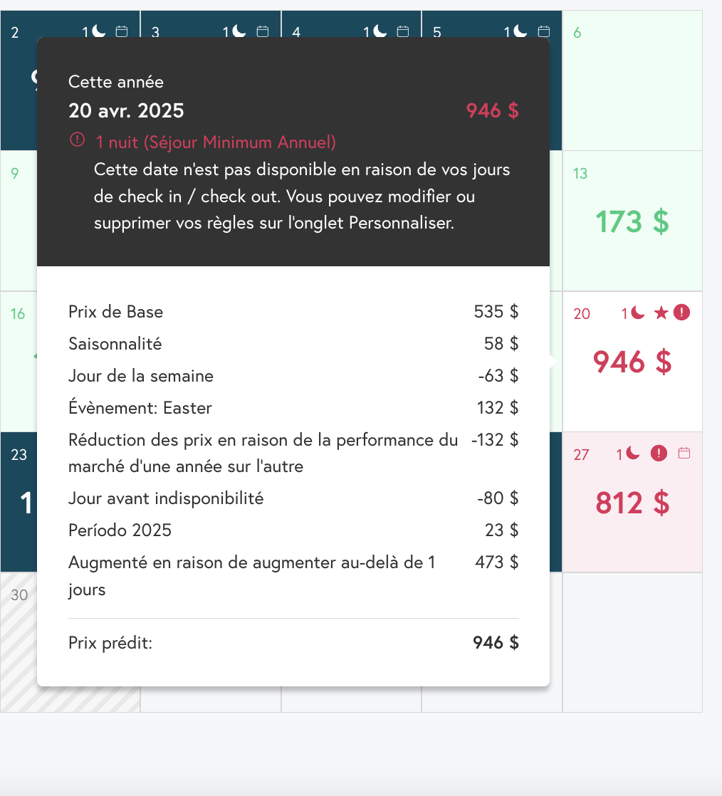 How Do I Use My Calendar To View Pricing For Certain Dates Beyond