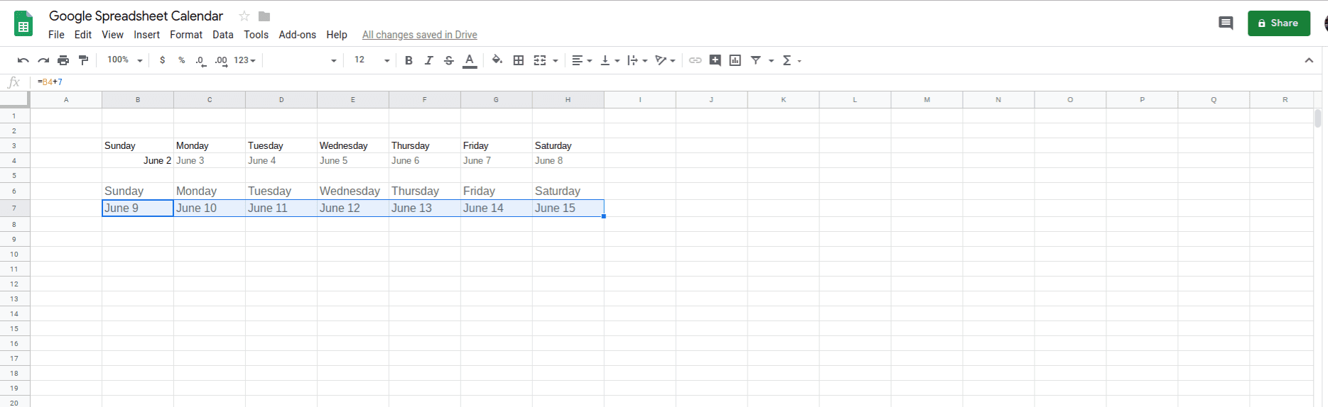 How To Create A Calendar In Google Sheets Calendar How To Create A Calendar In Google Sheets Calendar