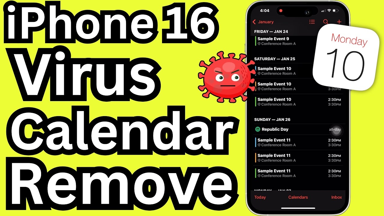 How To Remove Calendar Virus On IPhone 16 Pro 16 Pro Max Any IPhone 2025 YouTube