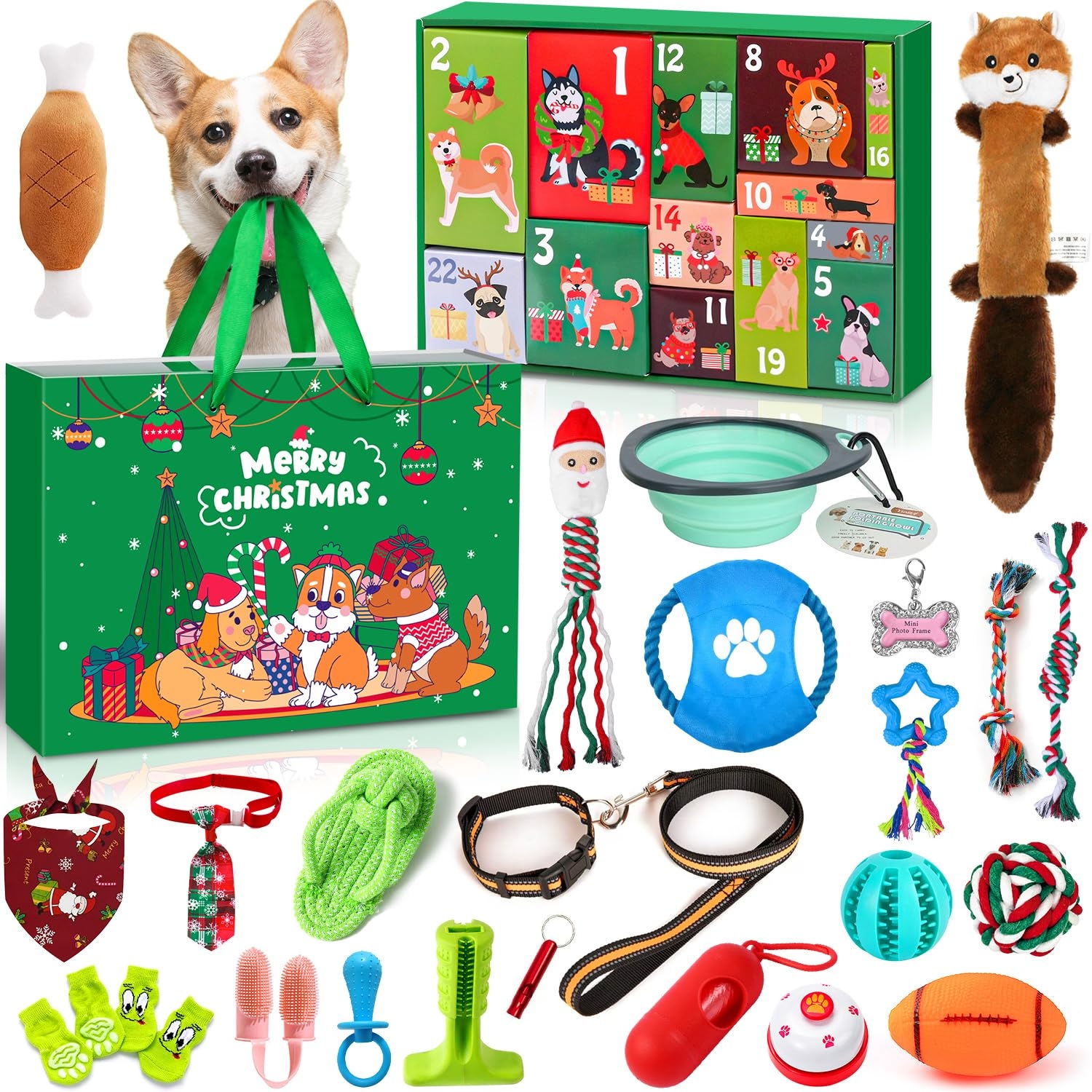 IZoeL Calendrier De L Avent Chien Calendrier Chien Jouet Calendrier De L Avent 2024 Chien Jouet Calendrier Avent Chien 24 Jouet Interieur Ext rieur Chien Jouet Interactif Cadeau No l Pour Chien Amazon fr Jeux