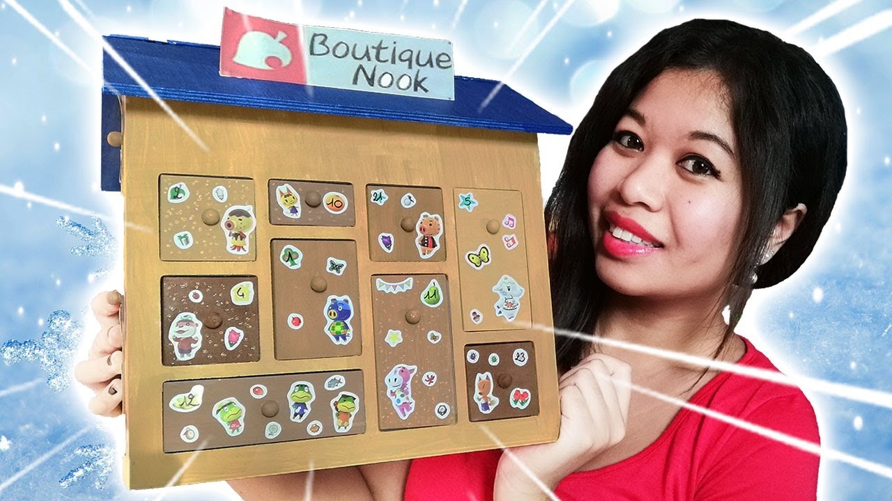 JE CONSTRUIS MON CALENDRIER DE L AVENT ANIMAL CROSSING VID O DIY YouTube
