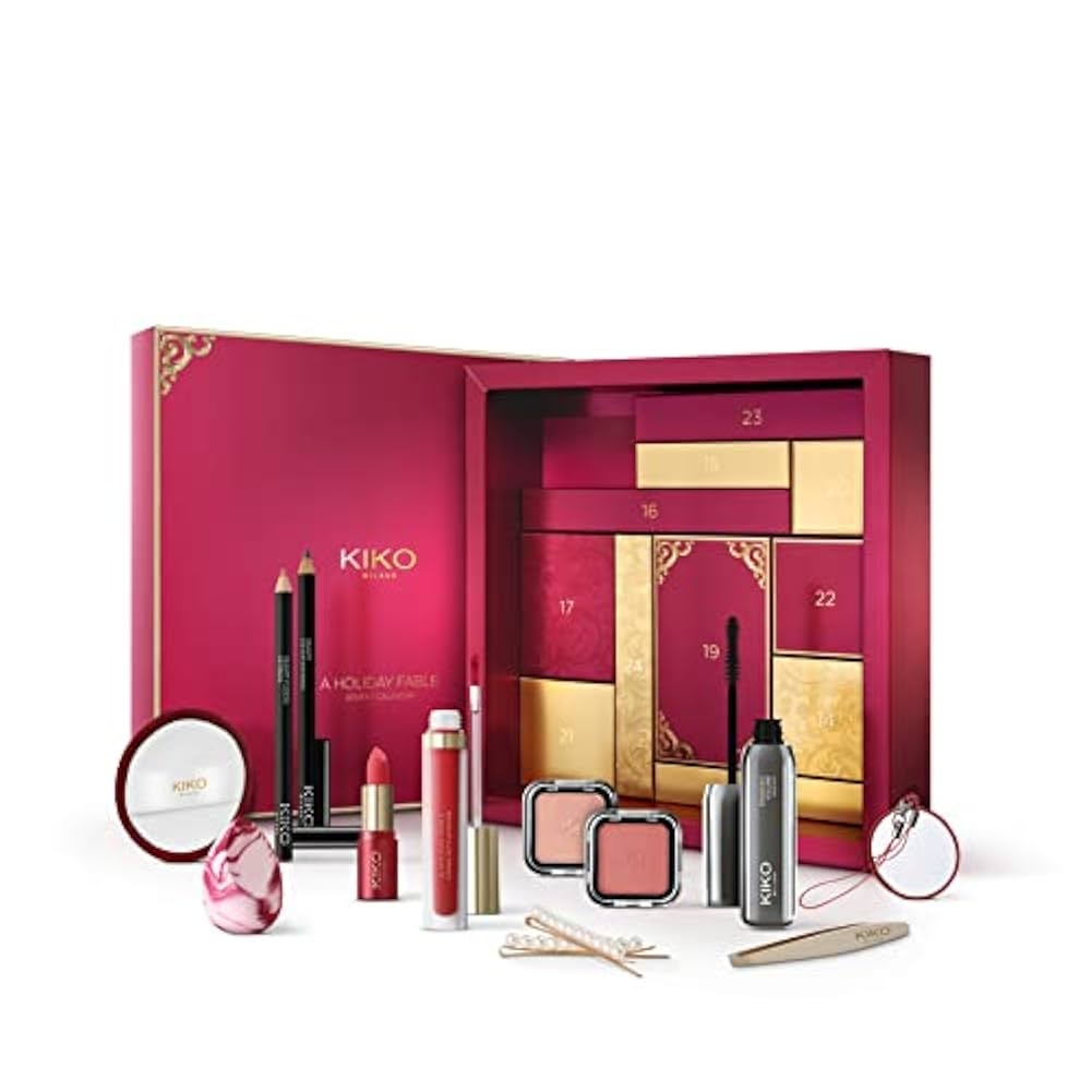 Kiko Arctic Holiday Calendrier De L Avent Beaut Contenu Calendrier De L Avent Avec 24 Surprises Cosm tiques Amazon fr Jeux Et Jouets