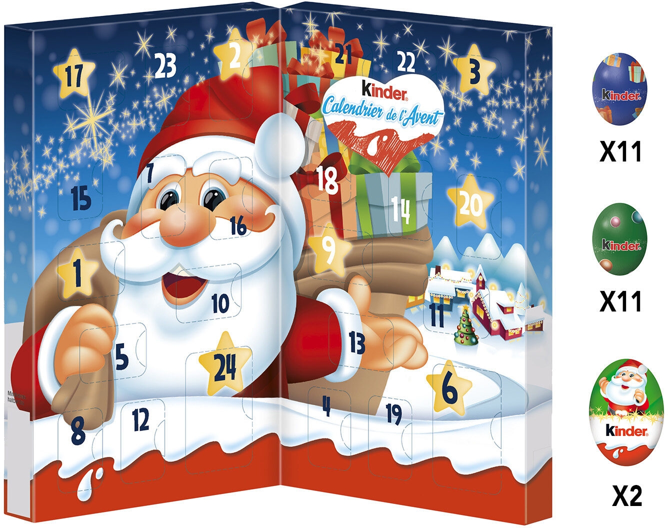 Kinder Calendrier De L Avent Livre 127g Ferrero 127 G