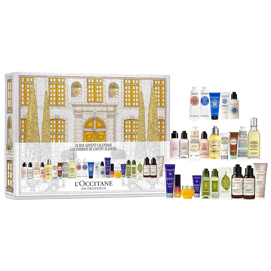 L Occitane Classic Beauty Advent Calendar With 24 Products 24 Days Face Body Hand And Hair Care Moisturising And Nourishing Care Christmas Gift Set For Women Amazon de Beauty