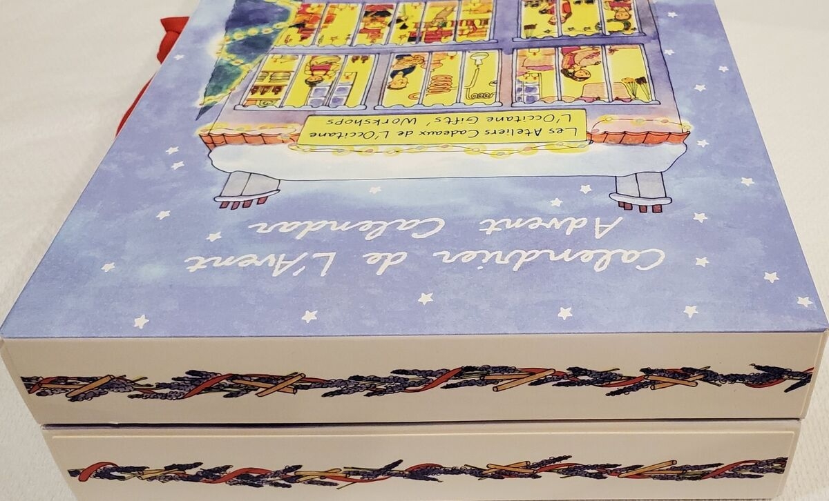 L Occitane EMPTY Gifts Workshops Holiday Advent Calendar 14 75 X 8 X 3 EBay